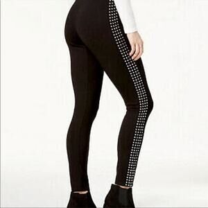 Bar III Side Gromet Studed High Rise Skinny Pants Size XL NWT